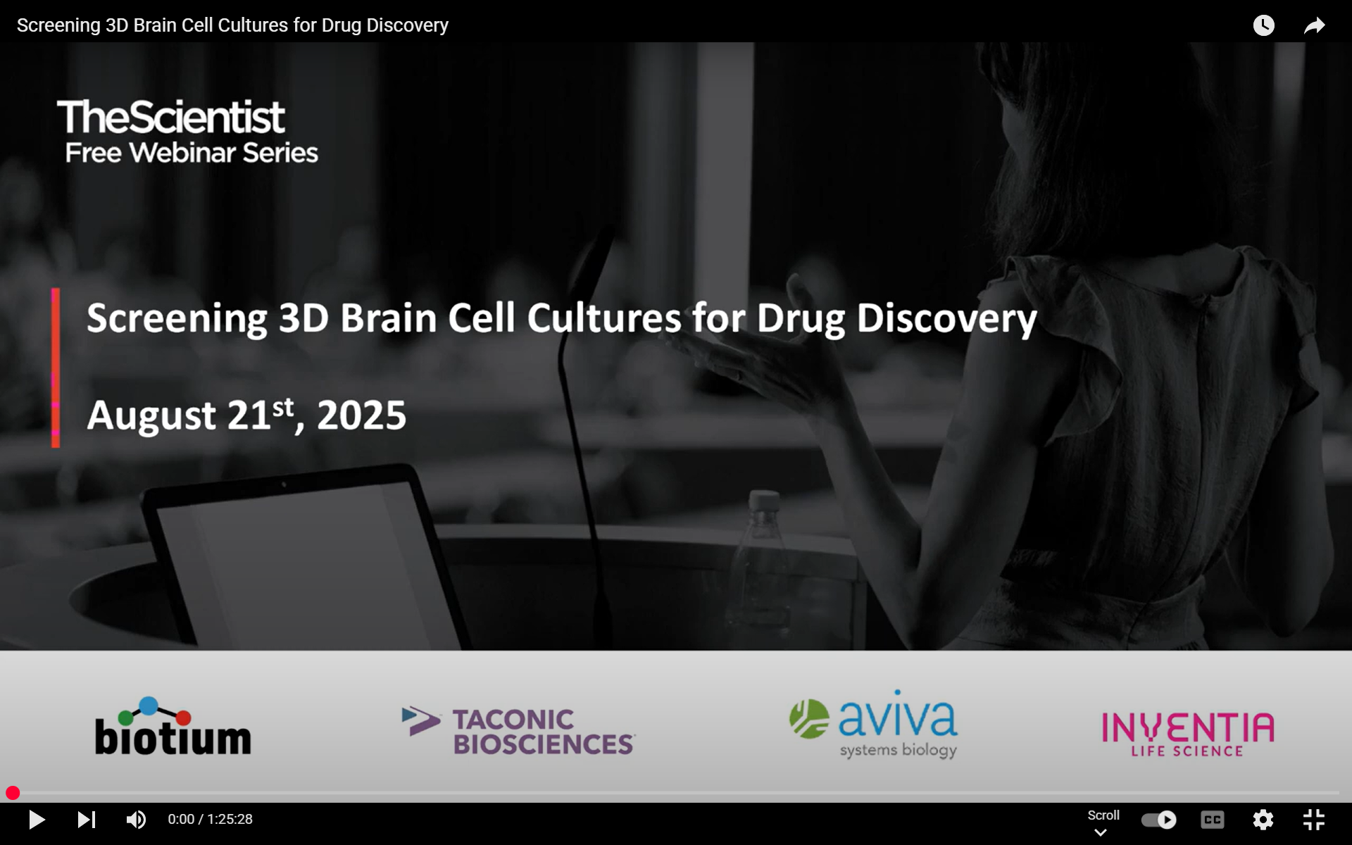 Screening 3D Brain Cell Cultures for Drug Discovery